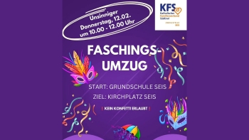 Faschingsumzug in Seis am Schlern