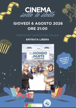 Cinema sotto le stelle UN MONDO A PARTE