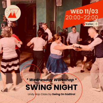 SWING NIGHT – Lindy Hop Class by Swing On Südtirol