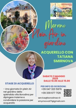 Plein Air in giardino. Acquerello con Tatiana Smirnova