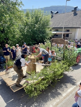 Festa del paese a Tesido
