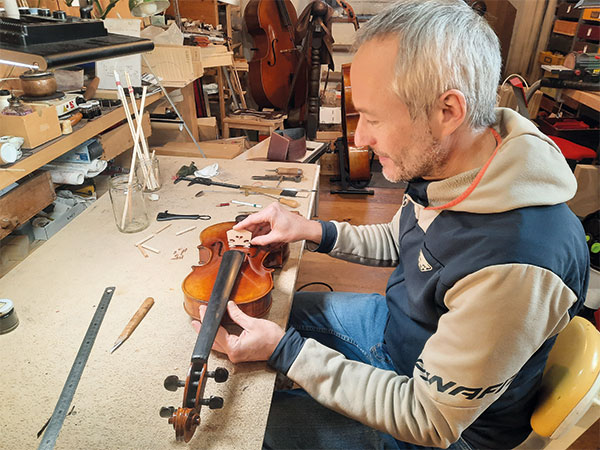 Michael Stauders Gefühl für Klang. Geigenbau: Hingabe und Leidenschaft für ein formschönes Instrument