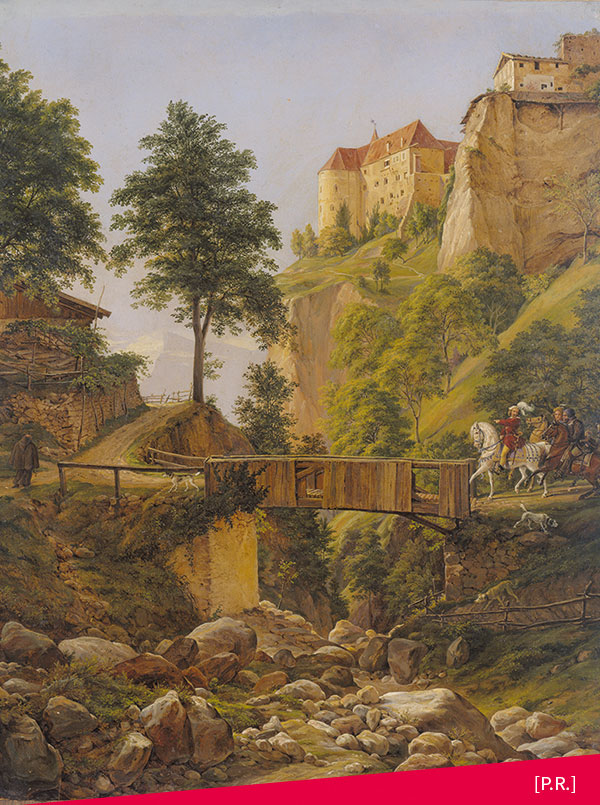 Veduten. Schloss Tirol in der Kunst. · Vedute. Castel Tirolo nell’arte