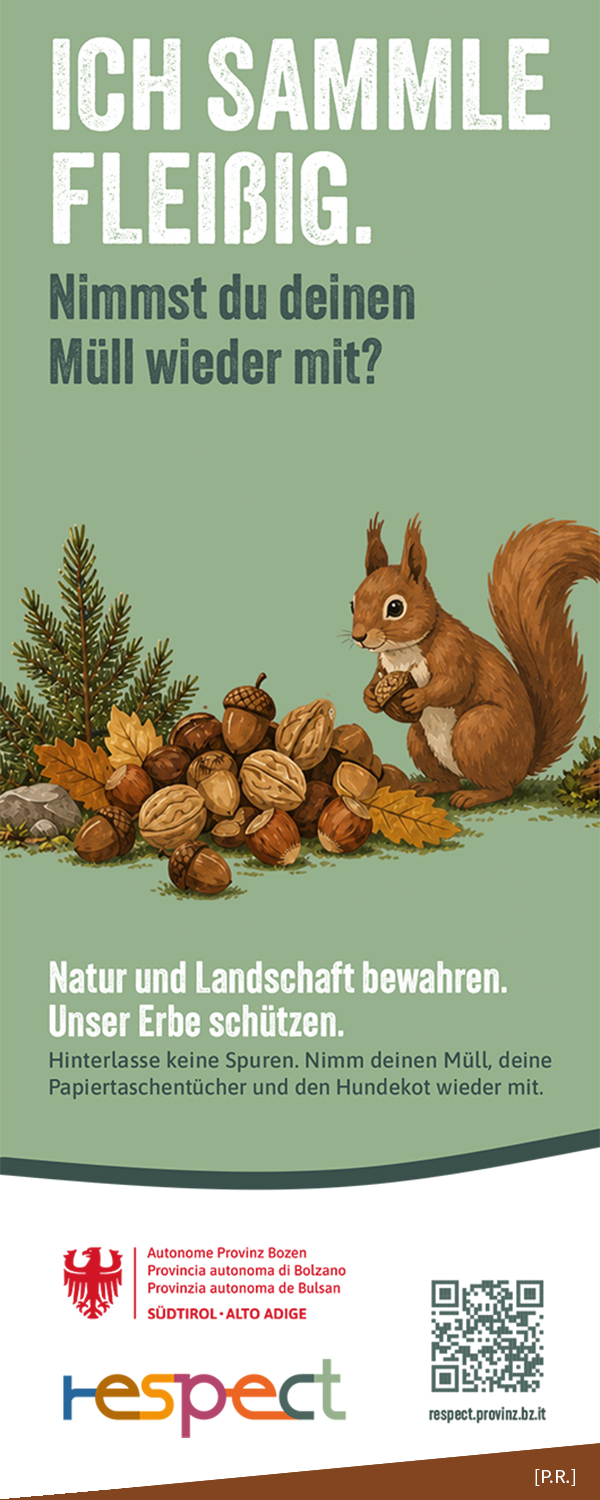 RESPECT. Proteggiamo la natura e il paesaggio. Preserviamo il nostro patrimonio. 