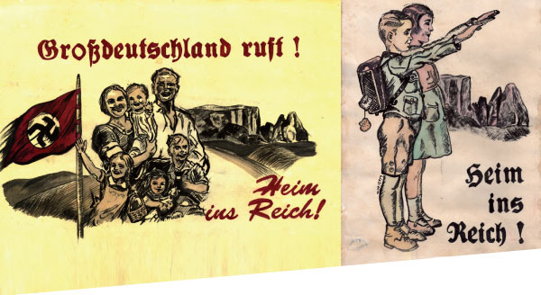 La propaganda nazista durante le Opzioni. Mostra a Castel Tirolo